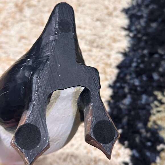 Penguin Tabletop Decor - Medium to Large size Hand Carved Art Penguin NWOT - Picture 9 of 13
